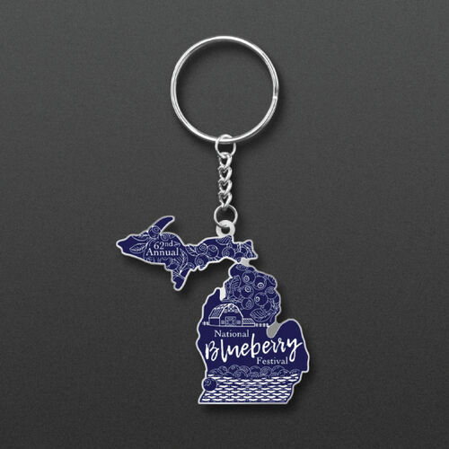 National Blueberry Festival Keychain – Limited Edition! 🫐 Thumbnail